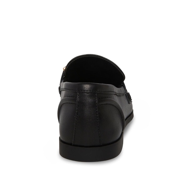 Steve Madden Black Leather Loafers - Picture 11 of 14